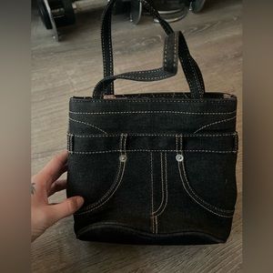 Jean Zipper Purse
